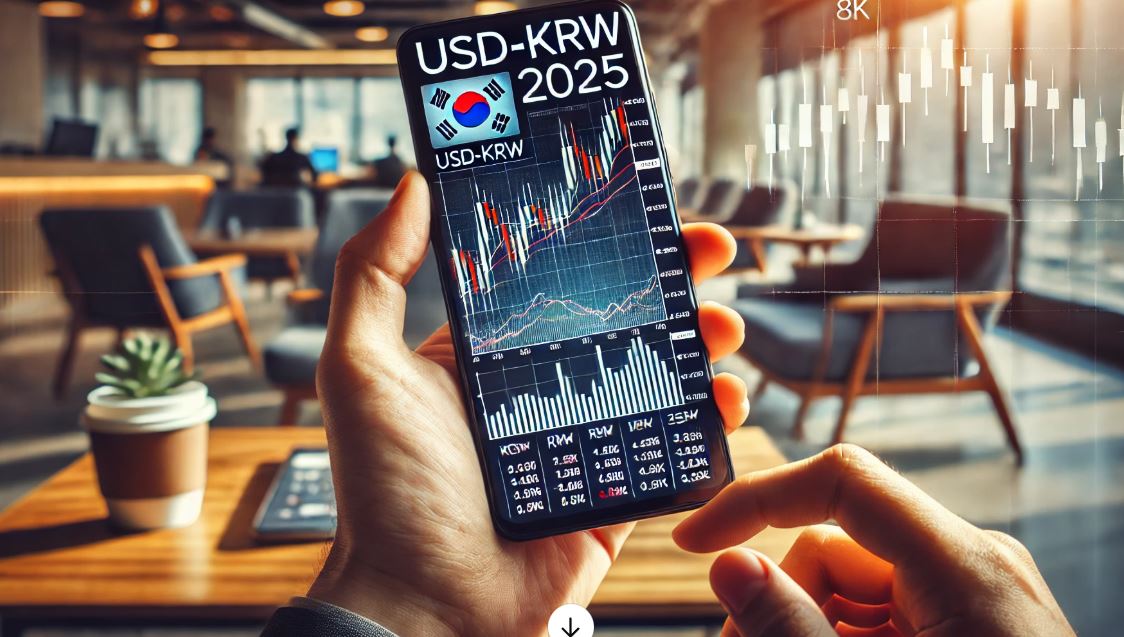 환율 전망 2025에 따른 달러-원 환율 그래프